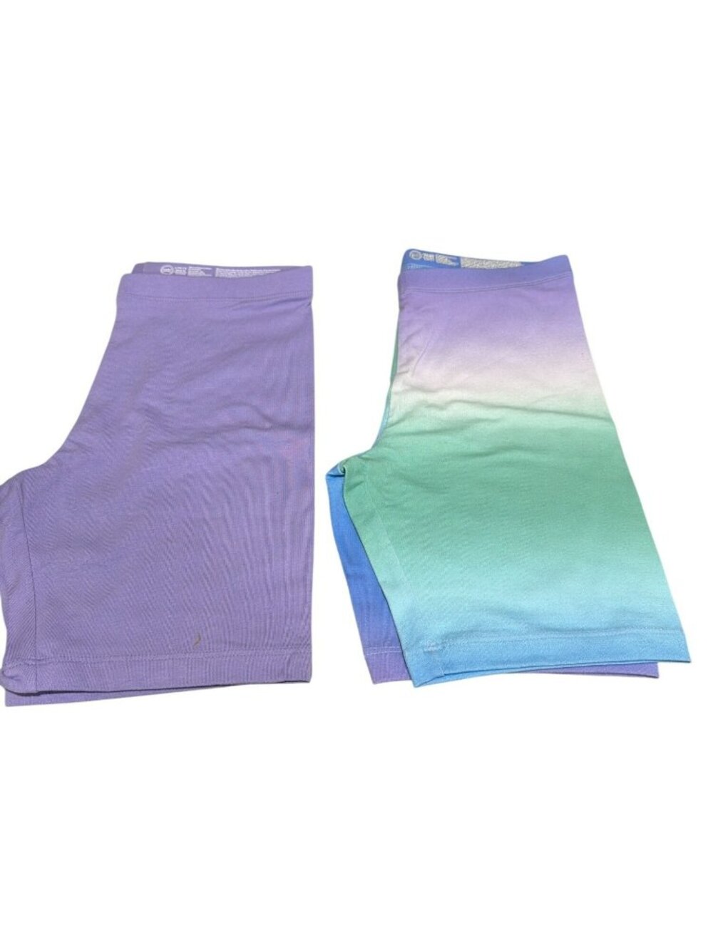 New 2 Pack Wonder Nation Girls Large 10-12 Bike Shorts